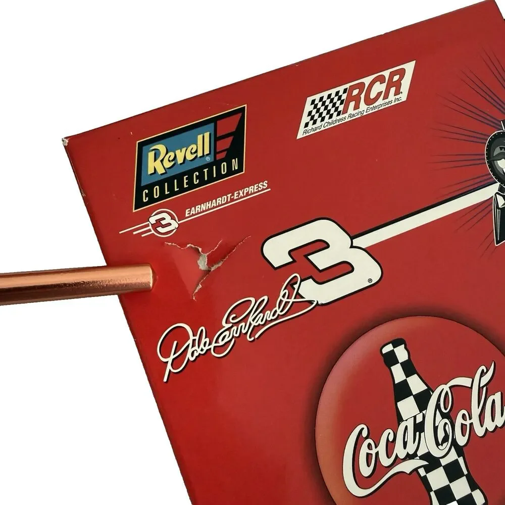 1998 Dale Earnhardt Dale Jr Coca Cola Coke Nascar 7pc HO Train Set Collectible